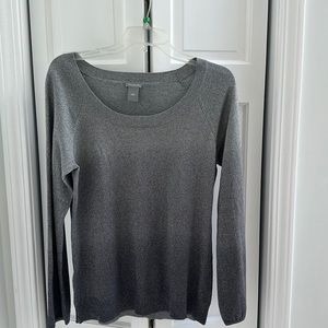 Size large, gray sweater, Ann Taylor